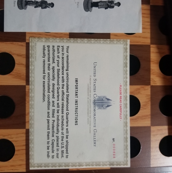 United states commemorative Gallery chest set - Picture 5 of 5